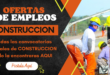 Convocatoria de Empleos-CONSTRUCCION