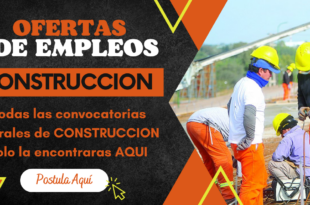 Convocatoria de Empleos-CONSTRUCCION